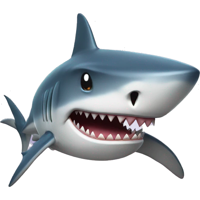 shark with muscle emoji