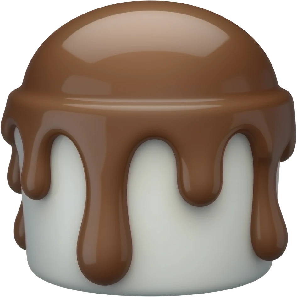 liquid chocolate emoji