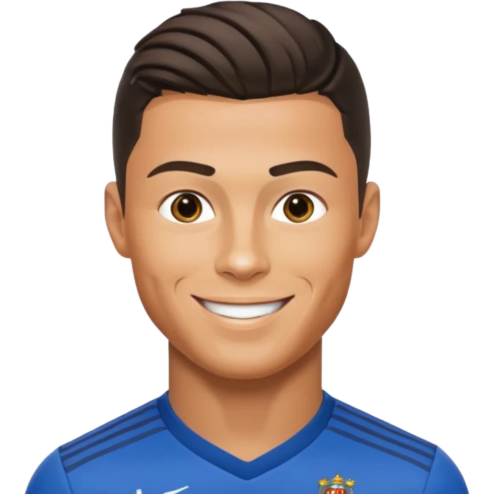 Cristiano ronaldo haciendo el siuu emoji