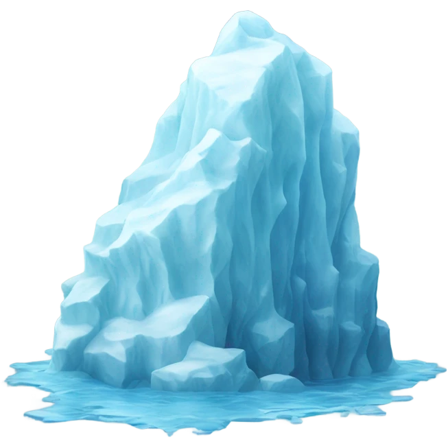 Iceberg creature emoji
