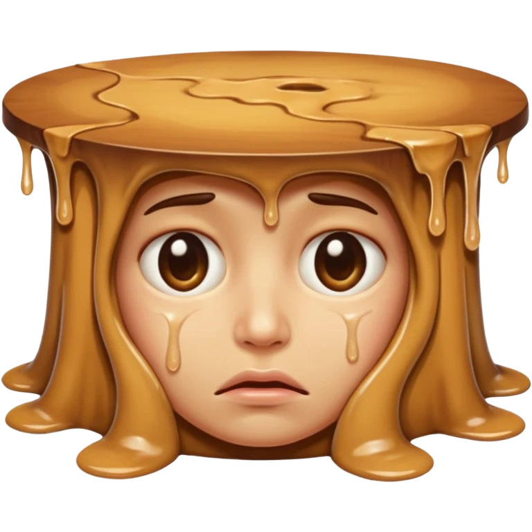 

Emoji 3: Face melting into the table like a puddle.
 emoji