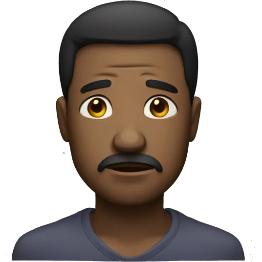 man sad emoji