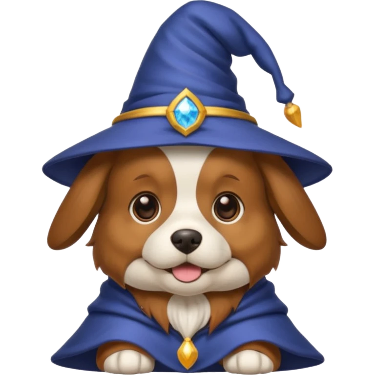 Dog wizard emoji