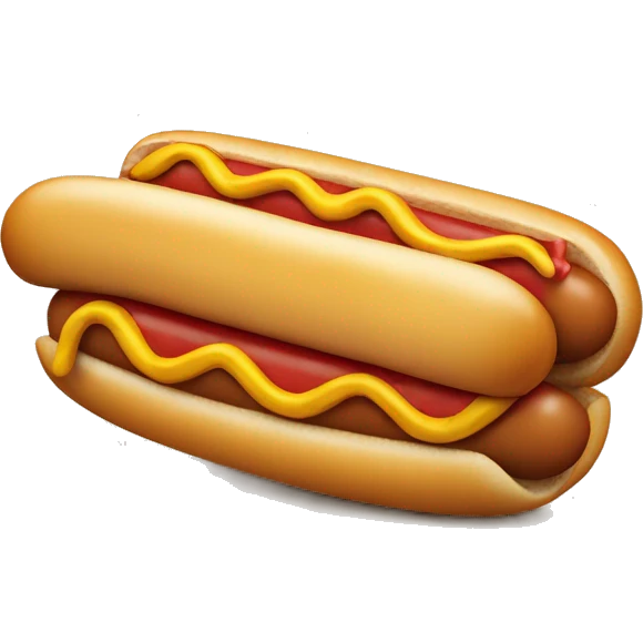 smiley face with hotdog emoji