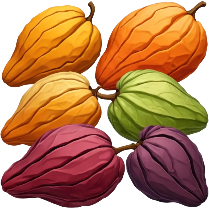 a few pieces of dried fruit, minimal, simple, clear emoji