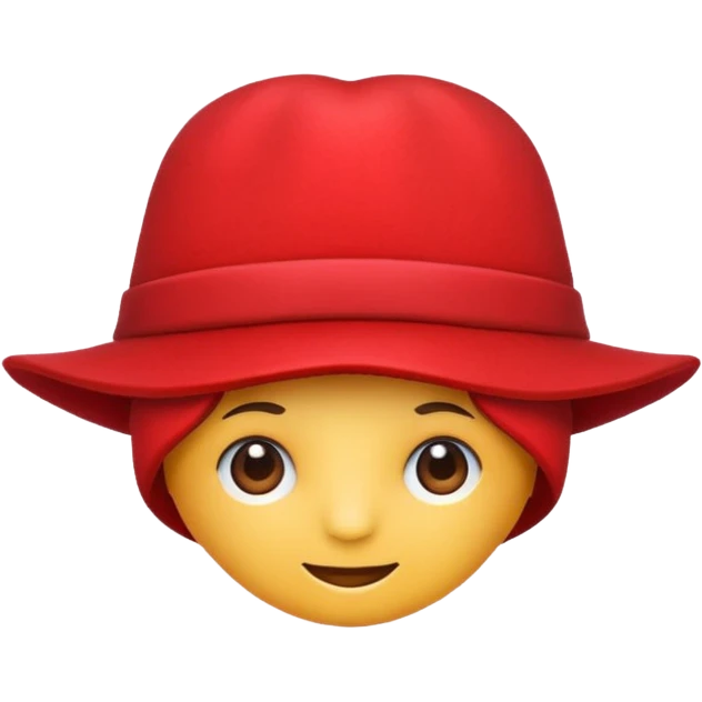  A only red hat emoji