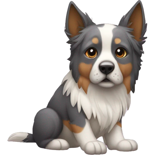 perro con piernas de pajaro y alas de mariposa emoji