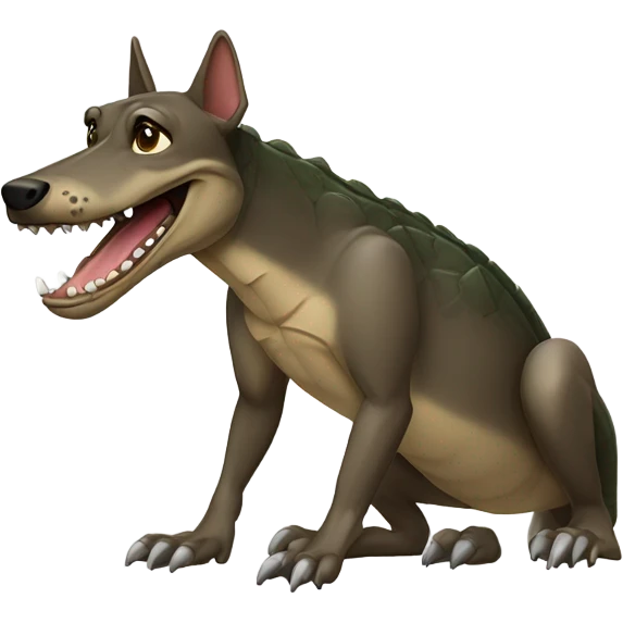 a malinois crocodile emoji