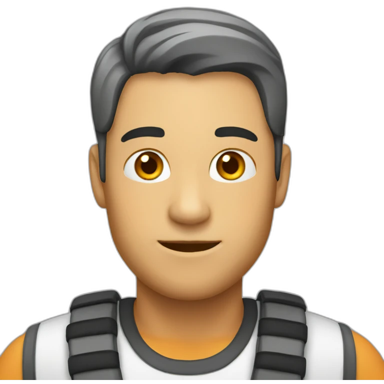 Chat gris tigré emoji