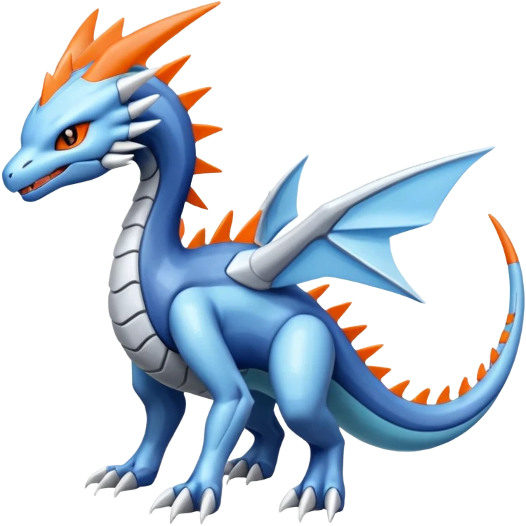 Amaura-Salamence-Dialga-Fakémon-hybrid-creature (full body)  emoji