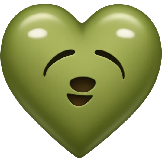 olive heart  emoji