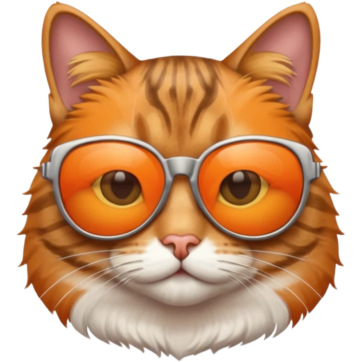 Cat wearing sunglasses emoji