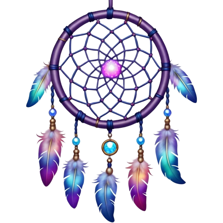 Iridescent nebula  dreamcatcher emoji