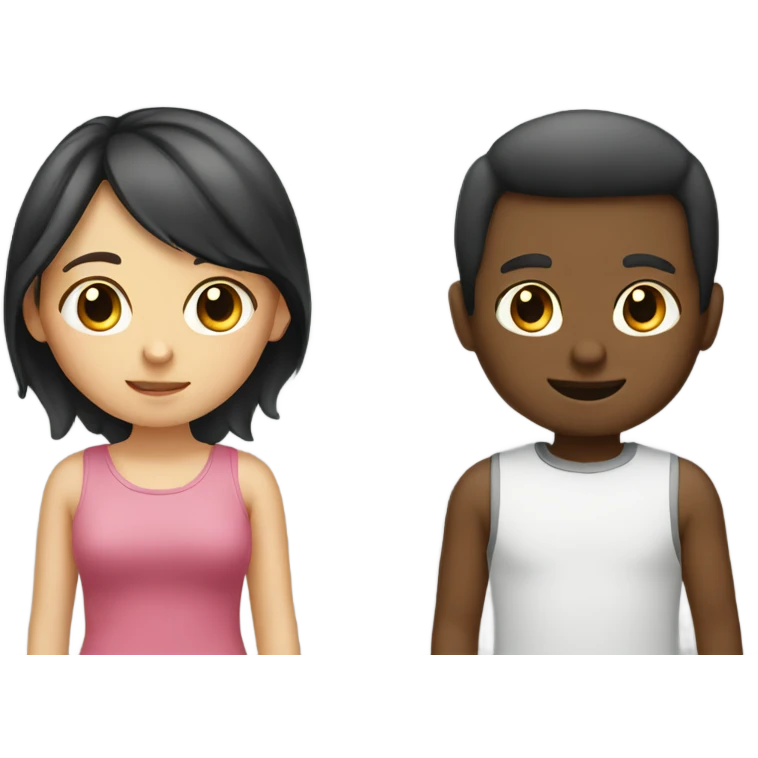 a boy and girl emoji