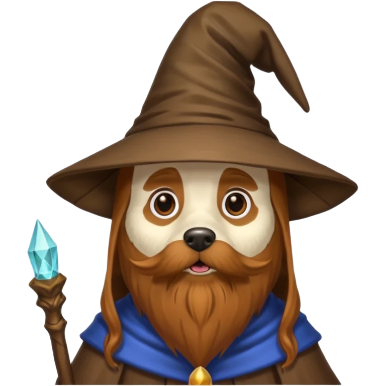 Dog wizard emoji
