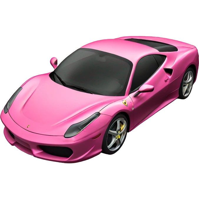 Ferrari rosa emoji