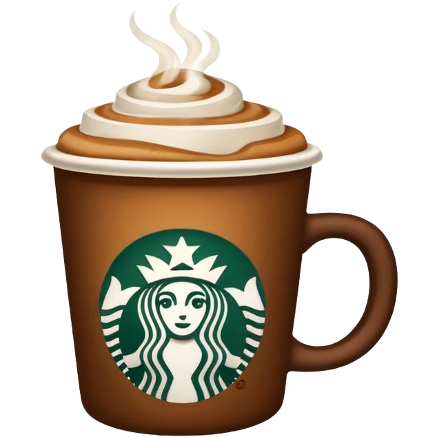 Starbucks coffee emoji