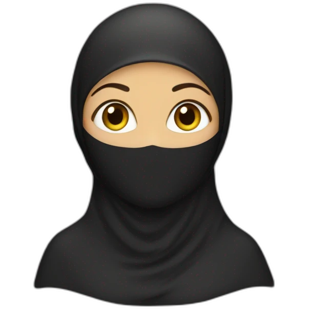 femme avec burkini emoji