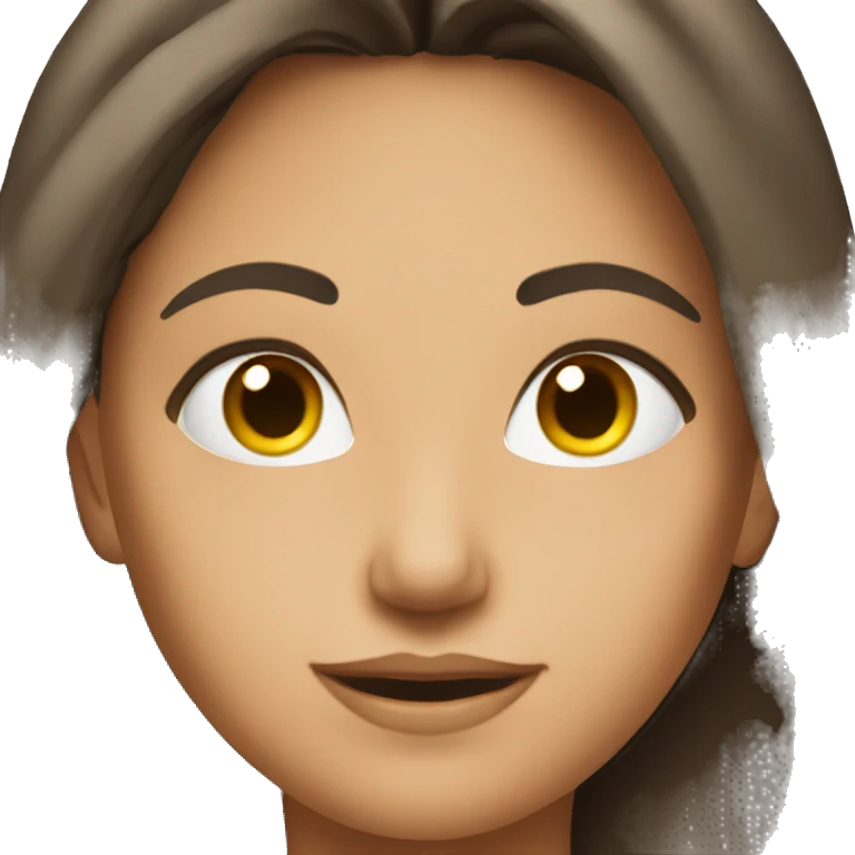 Brunette girl fitness emoji