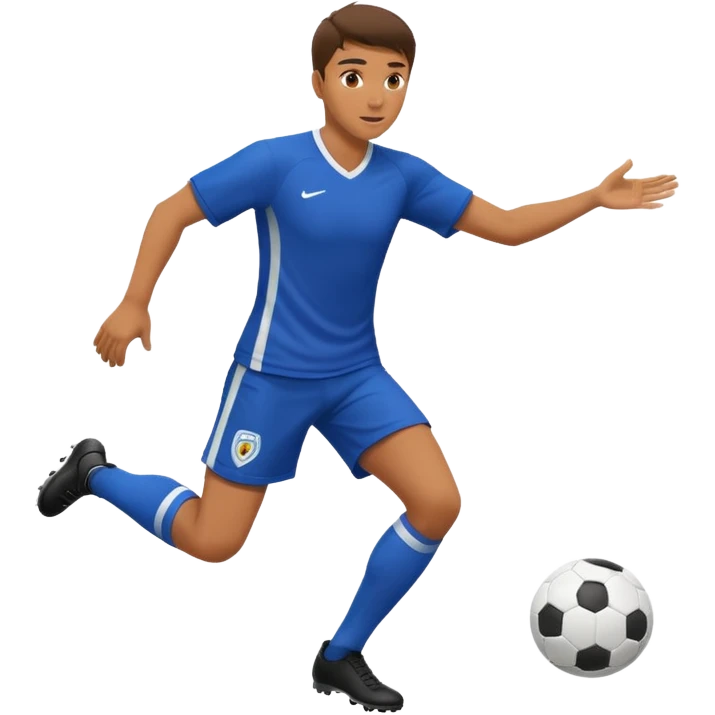 soccer mentor demonstrating a move emoji