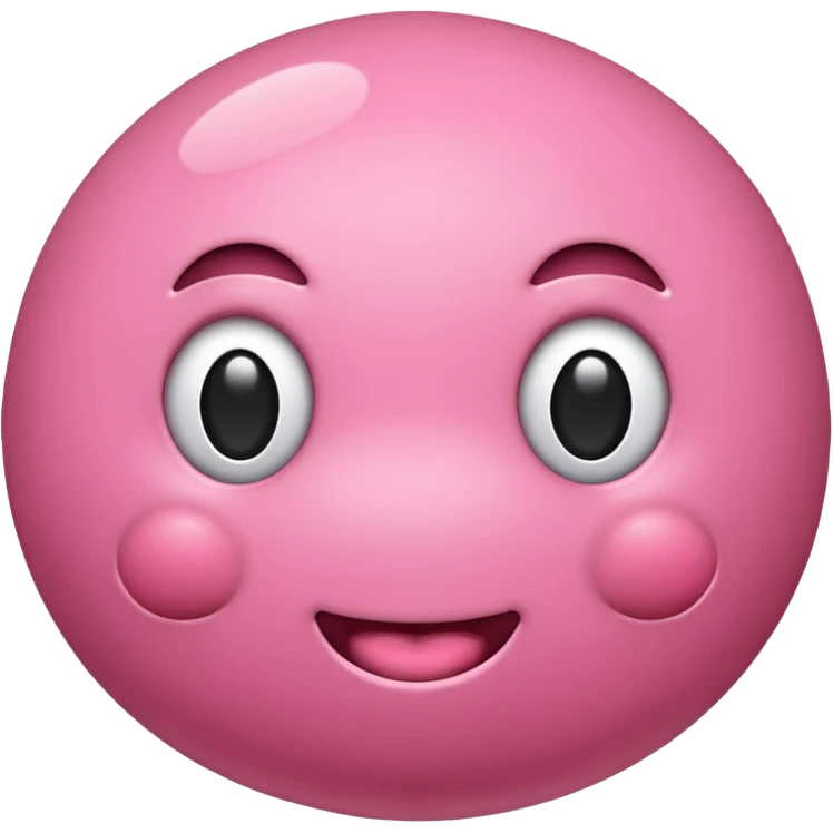 pink meatball emoji