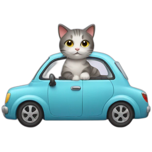 cat-in-car emoji