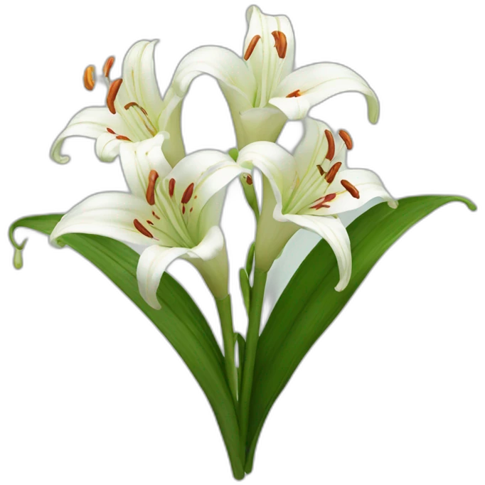 Lilium bouquet emoji