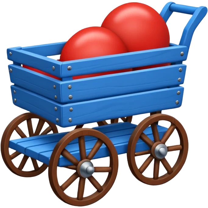 cart 98% blue 2% red emoji