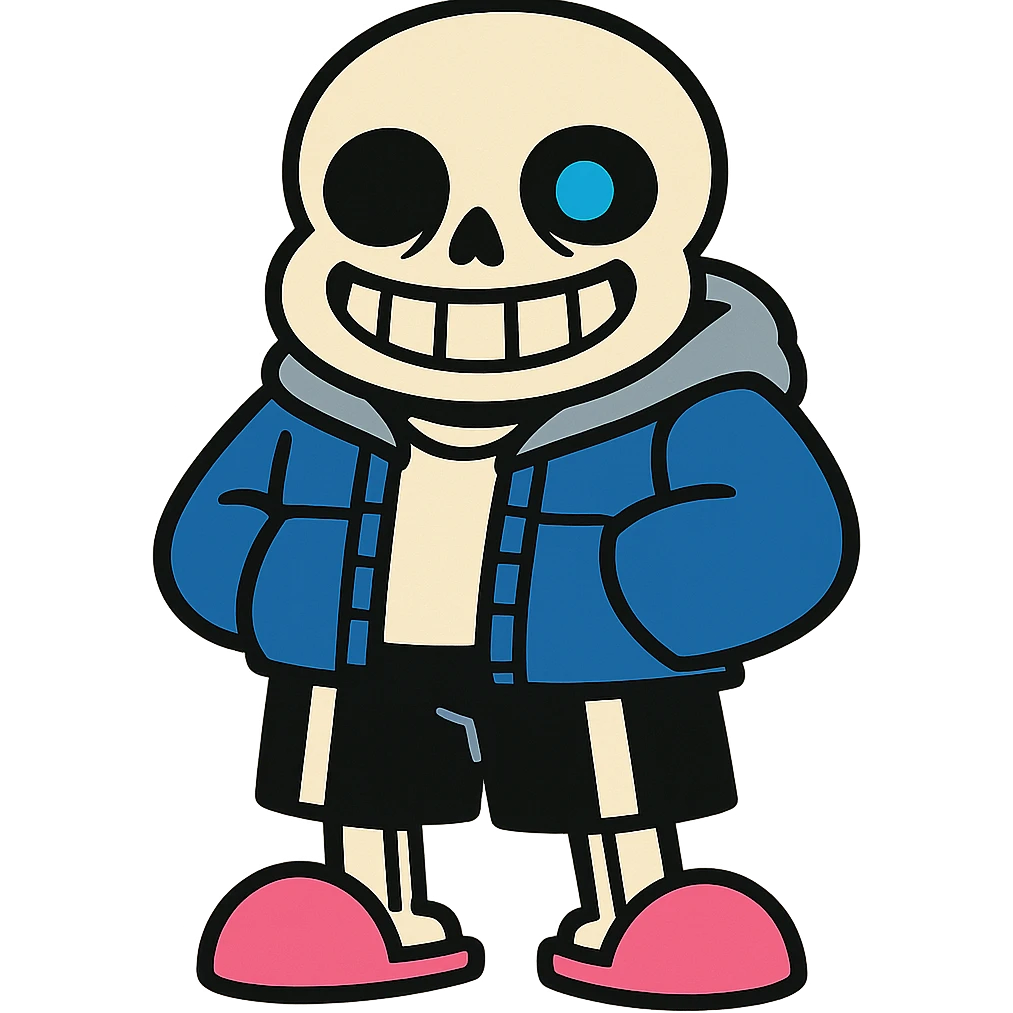 Sans from Undertale emoji
