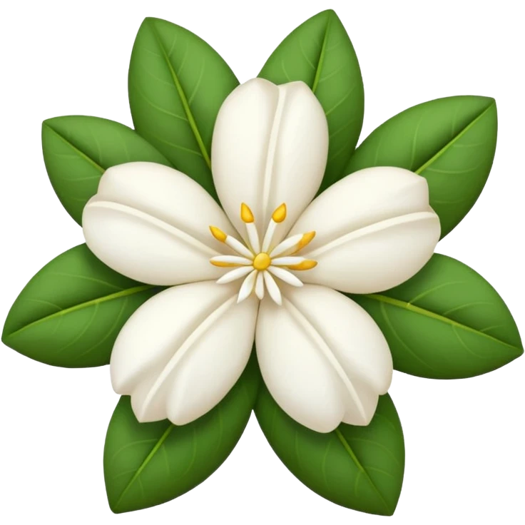 dry indian jasmine flower without leaf in emoji format  emoji