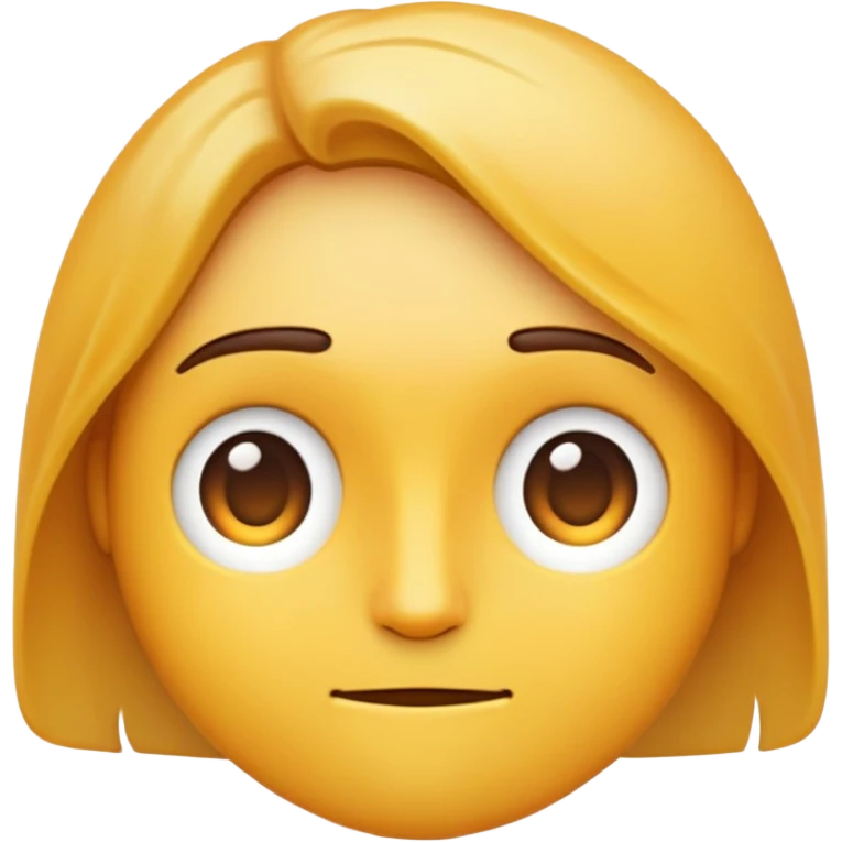 emoji look down relaxing emoji