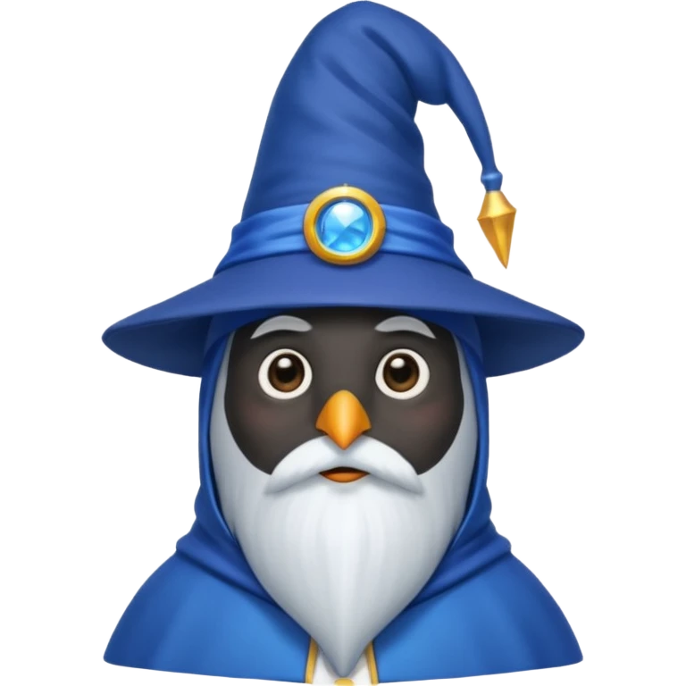 Penguin Wizard emoji