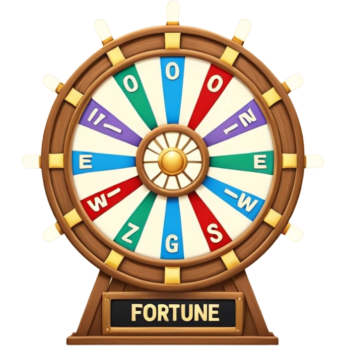   wheel of fortune letter board emoji
