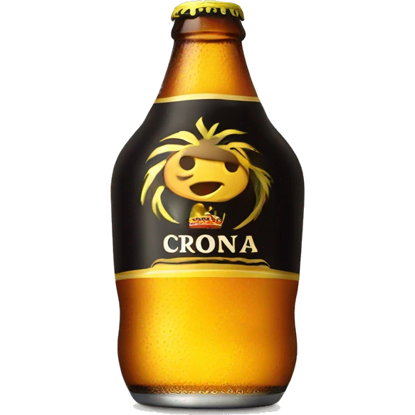 Corona negra beer emoji