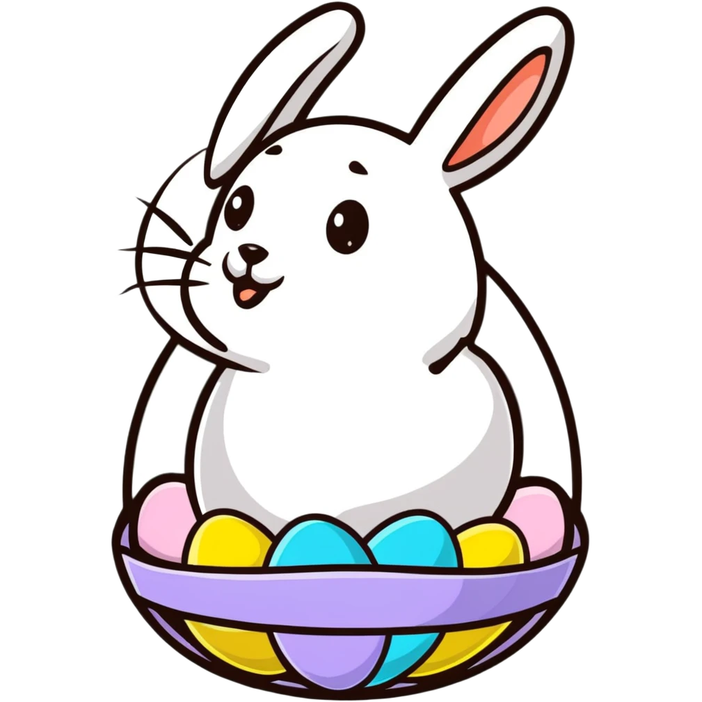 Easter sticker emoji