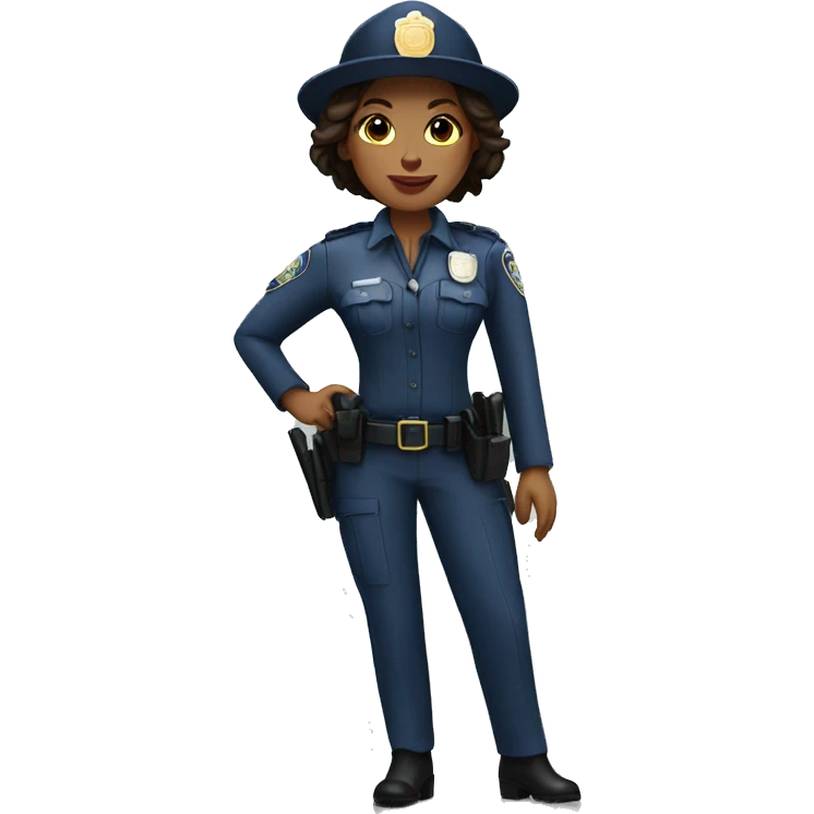 policewoman in the city emoji