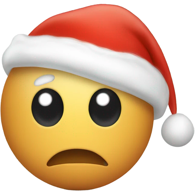 Egg in Santa’s hat emoji