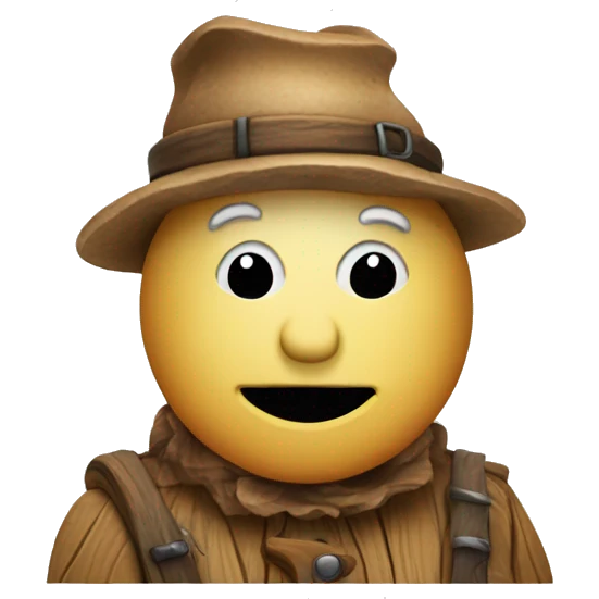 Un bonhomme en bois  emoji