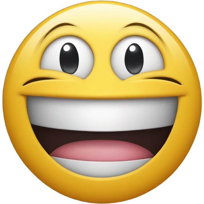 Fake smiley face  emoji