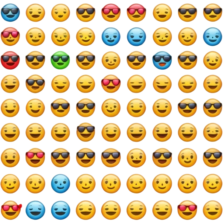 Create all iphone emojis emoji