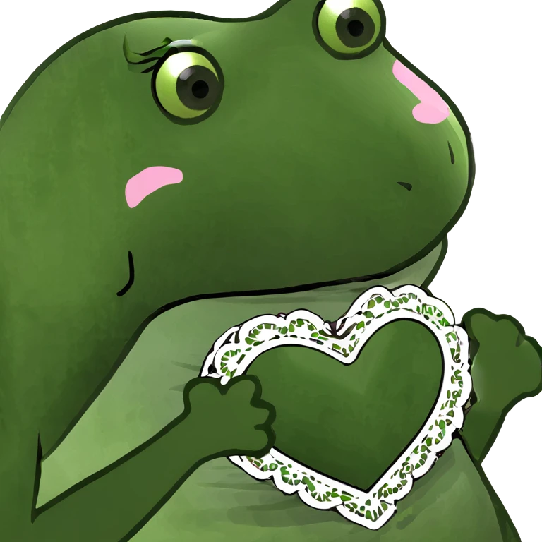 lace heart emoji