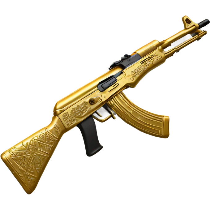 gold ak47 emoji