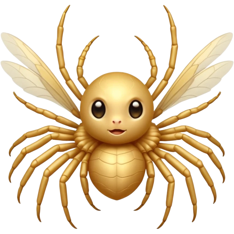 cute angel spider emoji