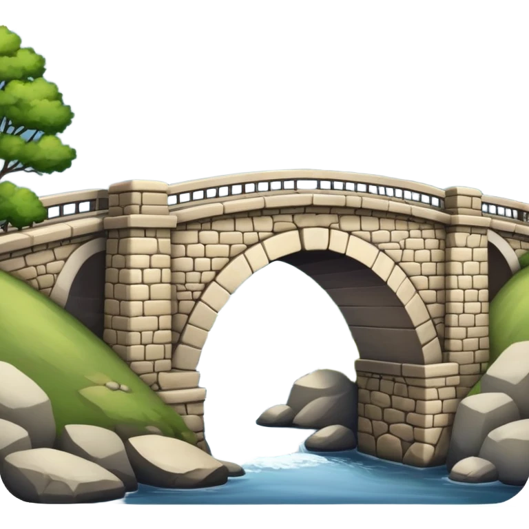river bridge  emoji