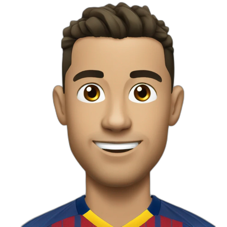 Ronaldo Barça emoji