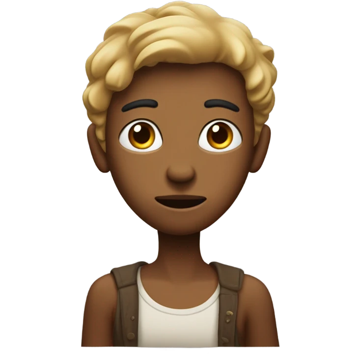 Confused person emoji
