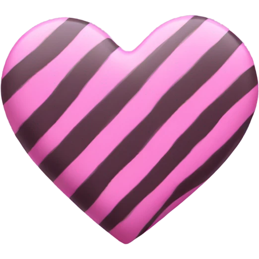 pink zebra heart emoji
