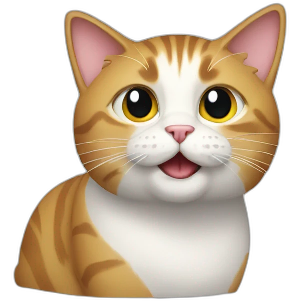 cat in boom emoji