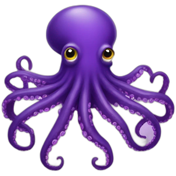 Pulpo purpura emoji