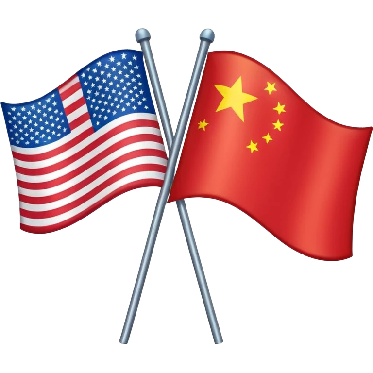 chinese korean and american flags emoji